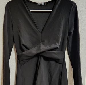 Black long sleeve dress